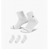 Шкарпетки унісекс Jordan Cush Poly Ankle (3 пари) 144 White