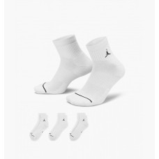Шкарпетки унісекс Jordan Cush Poly Ankle (3 пари) 144 White