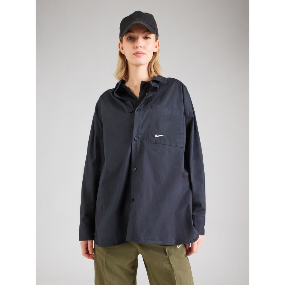Рубашка Nike W NSW NK CHLL PPLN LS BTN TOP