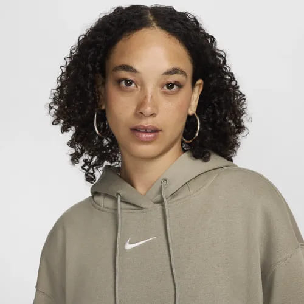 Худі женское (костюм) Nike Sportswear Phoenix Fleeceoversized Pullover Hoodie Green