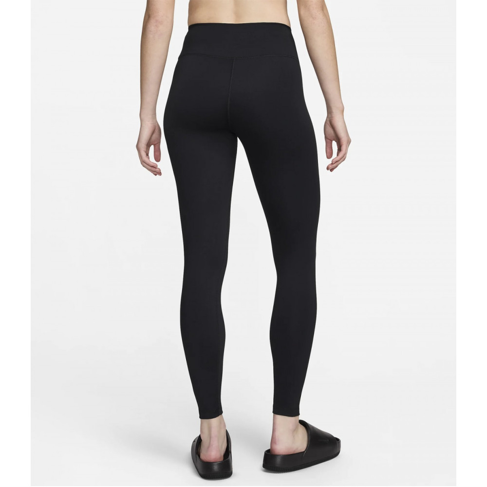 Легинсы женские Nike One High-Waisted Full-Length Leggings Black
