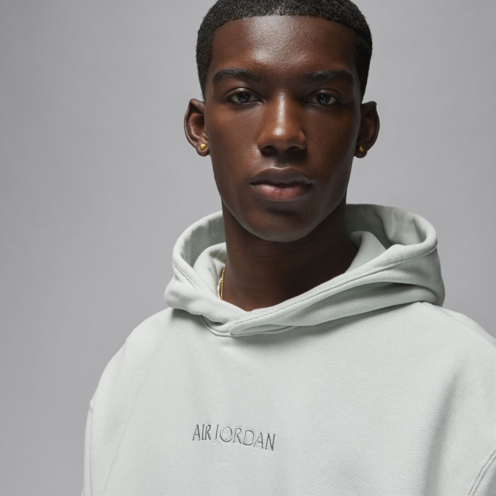 Худи мужское Air Jordan Air Wordmark Fleece Hoodie Grey
