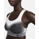 Топ  Nike W Swsh Flyknit Bra White/Grey