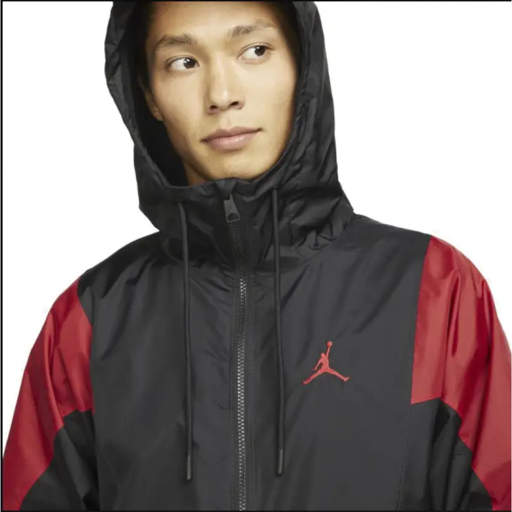 Вітровка чоловіча Air Jordan Essentials Woven Jacket Black/Red 