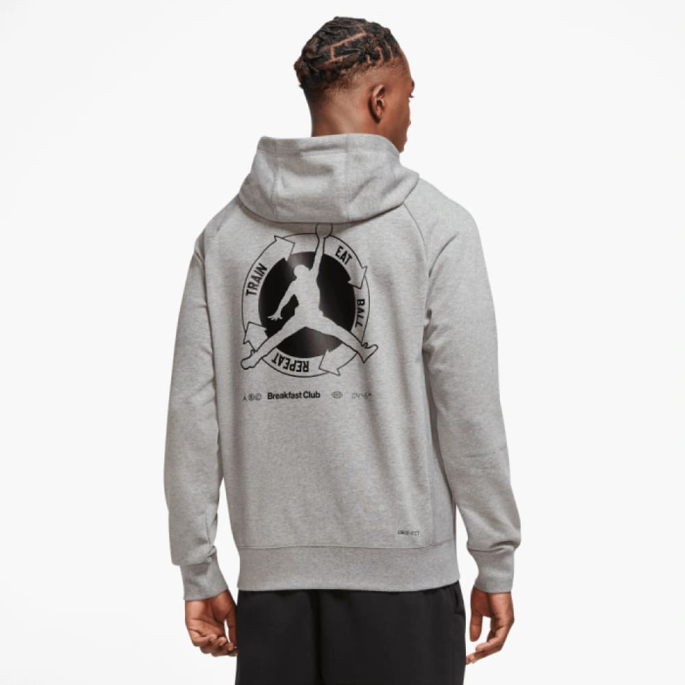 Худі чоловіче Air Jordan M J Df Sprt Csvr Bc Gfx Flc Po Grey