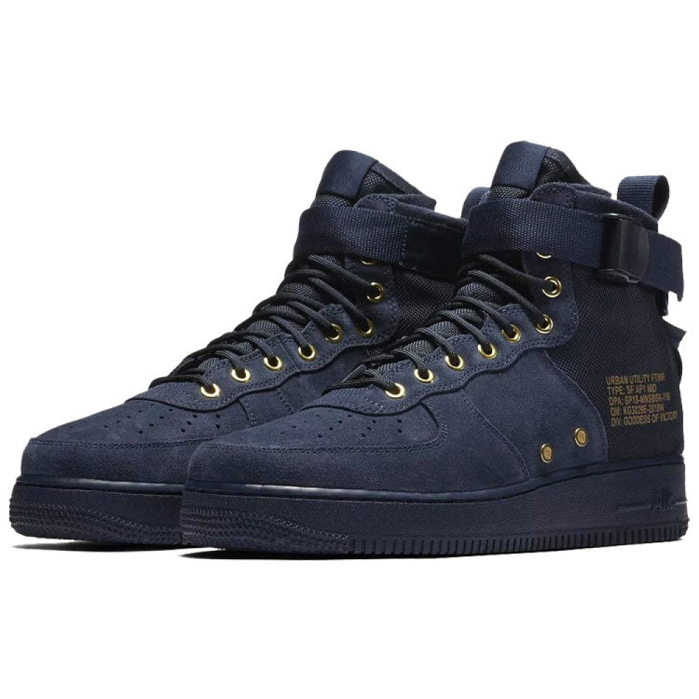 Кроссовки Nike SF Air Force 1 Mid Obsidian