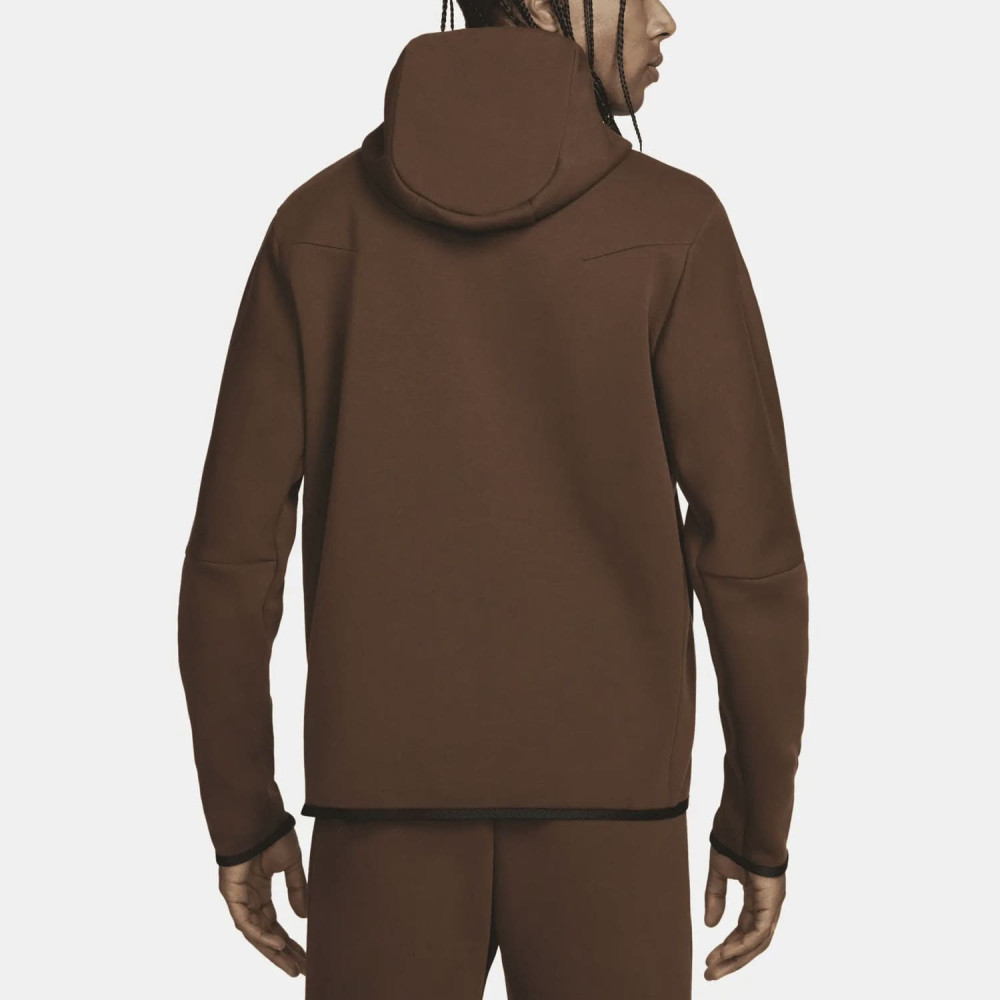 Толстовка мужская (костюм) Nike M Nsw Tch Flc Hoodie Fz Wr Brown