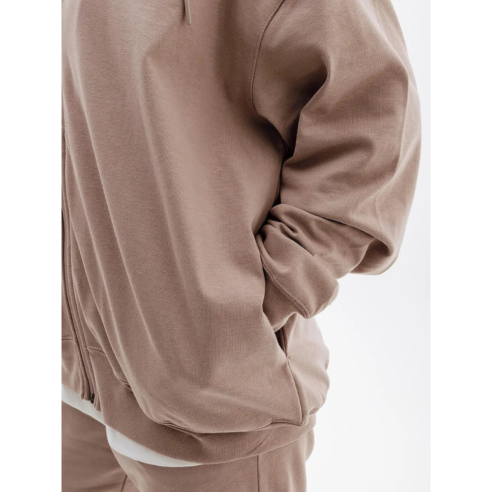 Толстовка жіноча (костюм) Nike W Nsw Jrsy Os Fz Hoodie Beige