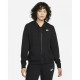 Толстовка жіноча Nike W Nsw Club Flc Fz Black