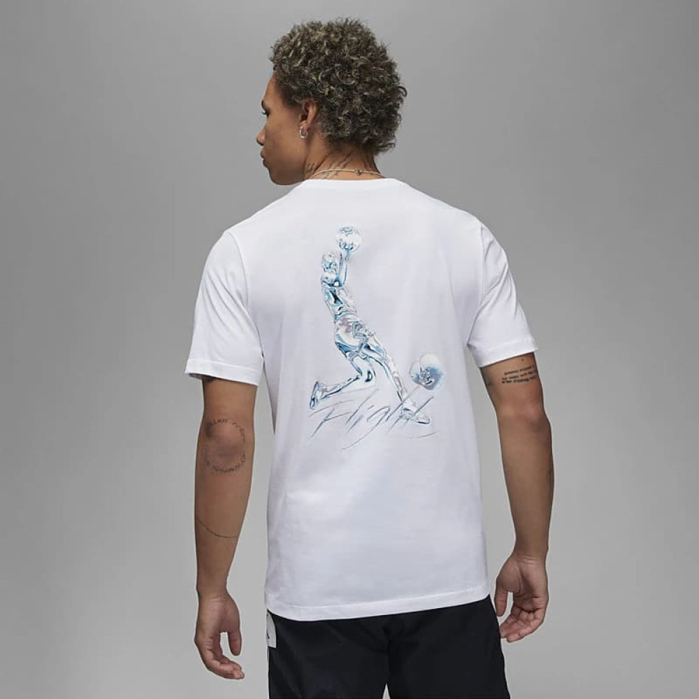 Футболка чоловіча Air Jordan Metallic Spring Graphic T-Shirt White 
