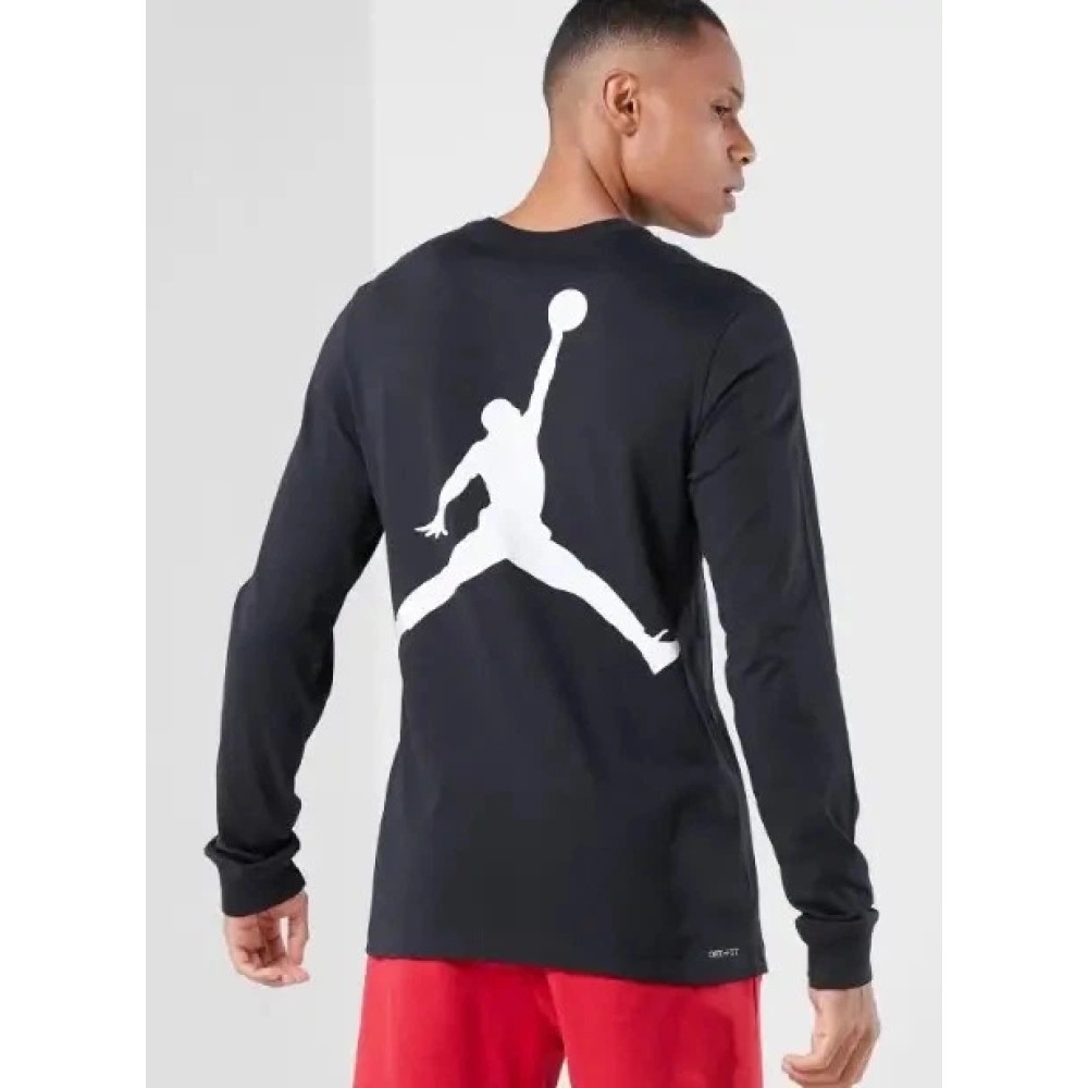 Лонгслів чоловічий Air Jordan M J Df Sprt Gfx Ls Crew Black
