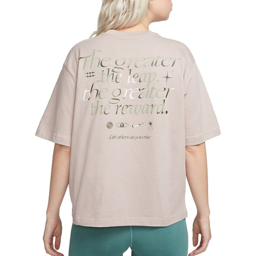 Футболка женская Nike W Nsw Tee Oc 3 Ss Boxy Beige