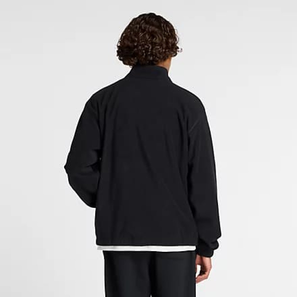 Мужская черная толстовка Polar Fleece Jacket New Balance 