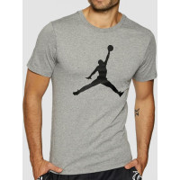 Футболка мужская Nike M J Jumpman Ss Crew Grey 