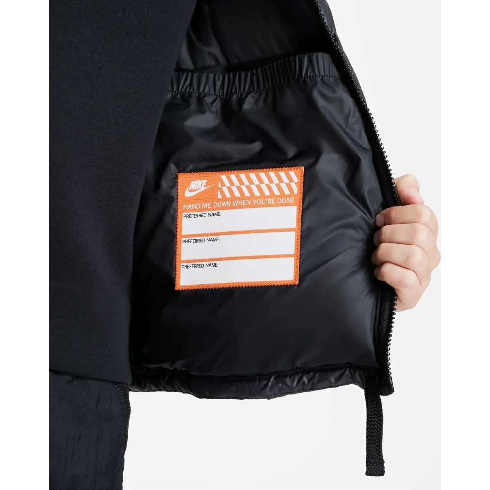 Пуховик дитячий Nike Nsw Tf Rpl Hgh Synfl Black 
