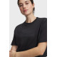 Женская  футболка UA W SCRIPTHEART CROP SS-BLK
