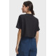 Женская  футболка UA W SCRIPTHEART CROP SS-BLK
