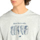Мужская серая футболка Miler T-Shirt New Balance 
