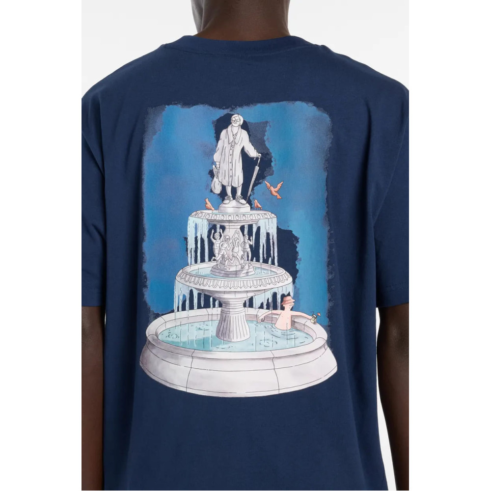 Мужская синяя футболка Fountain New Balance 