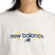 Жіноча біла футболка Sport Relaxed Graphic New Balance 