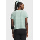 Жіноча м'ятна футболка UA Velociti Shortsleeve-GRN