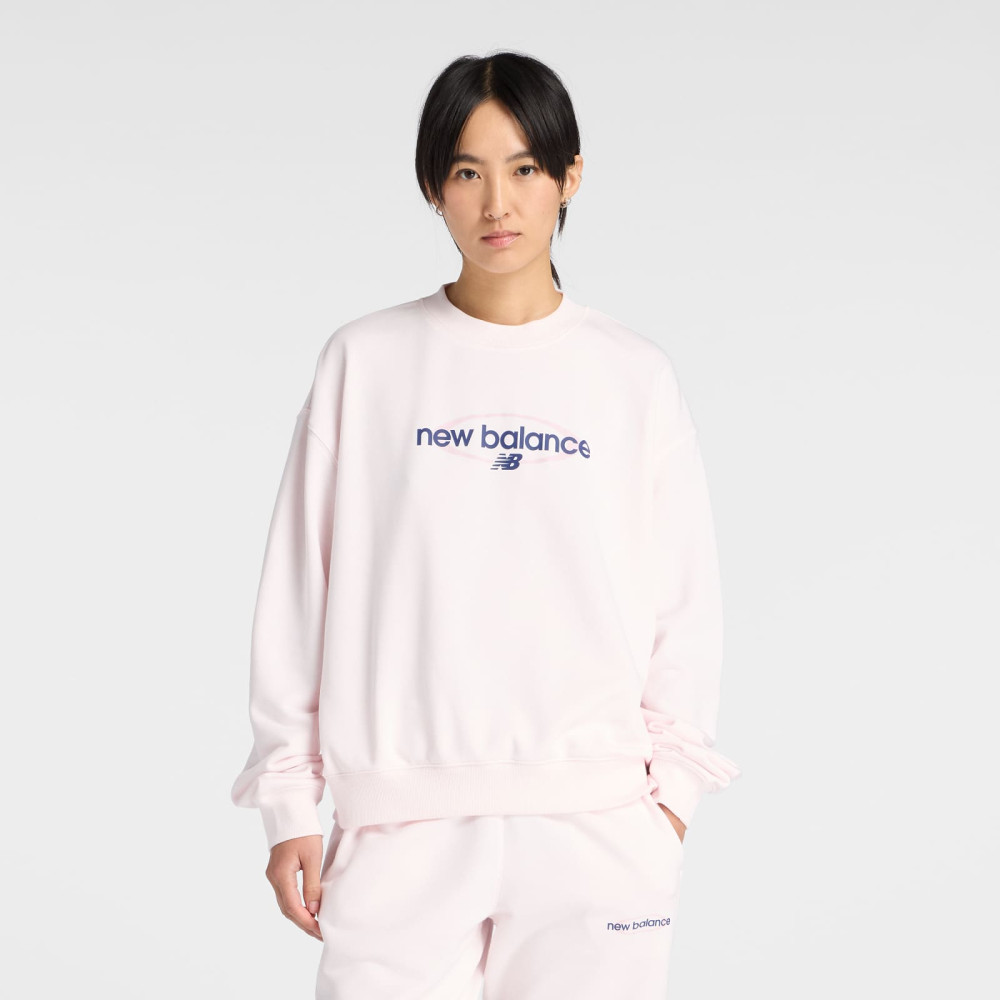 Штани жіночі (костюм) New Balance Graphic French Terry Pink