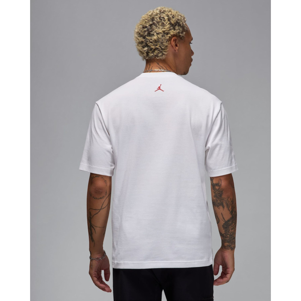 Футболка унісекс Air Jordan Sneaker Patch T-Shirt White 