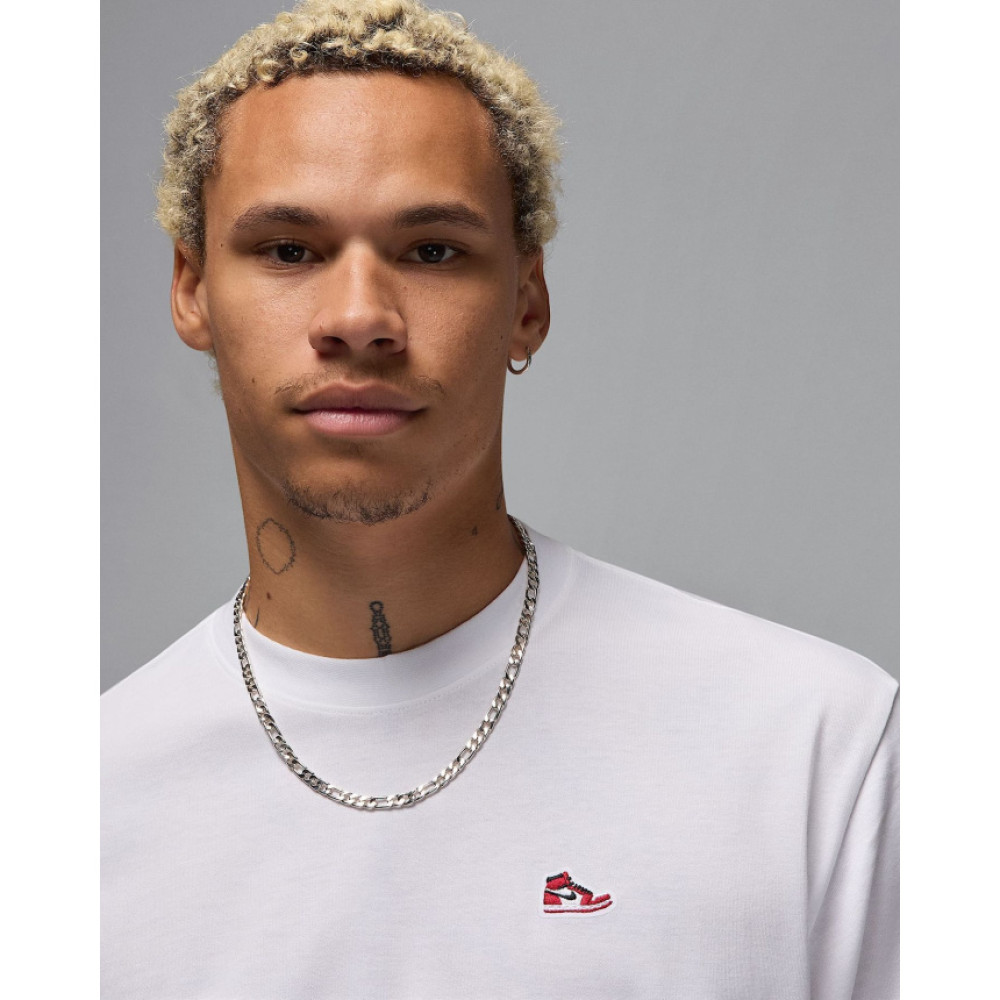 Футболка унісекс Air Jordan Sneaker Patch T-Shirt White 