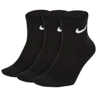 Носки унисекс Nike U Nk Everyday Ltwt Ankle (3 пары, неутепленные) Black 