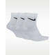Шкарпетки унісекс Nike Everyday Ltwt Ankle (3 пари, неутеплені) 