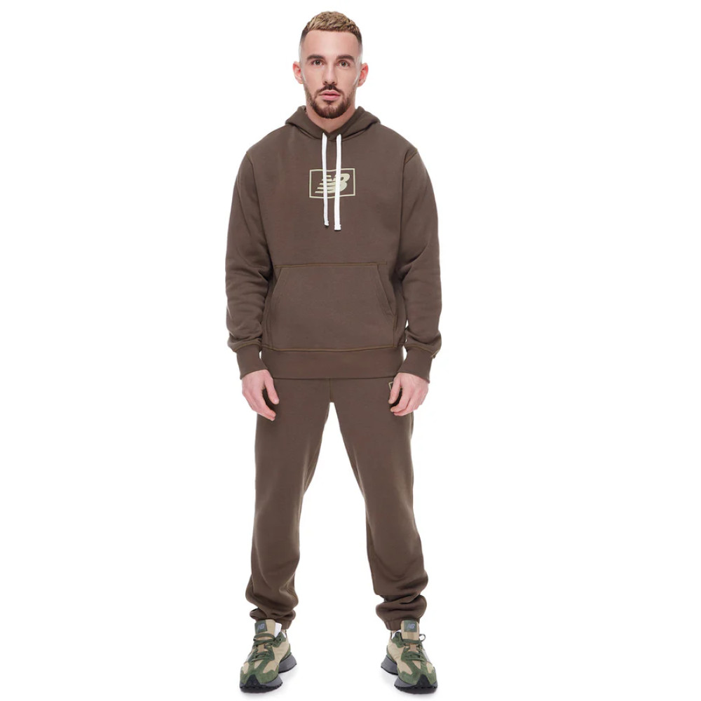 Коричневі штани NB Essentials Brushed Back
