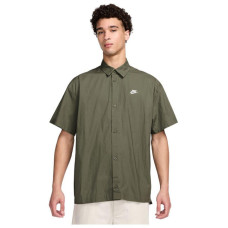 Сорочка  Nike Nk Club Ss Btn Shirt Os Olive 