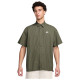 Рубашка Nike Nk Club Ss Btn Shirt Os Olive 