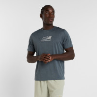 футболка NewBalance чол. athletics reflective graphic сер