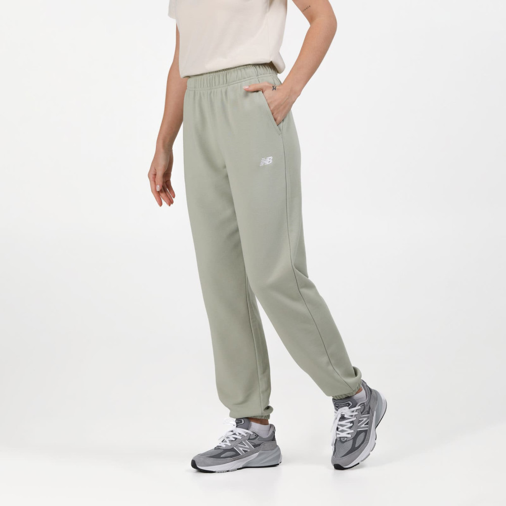 брюки NewBalance жен. sport essentials ft оливк