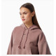 Худи женское Nike W Nsw Phnx Plsh Os Hdy Brown