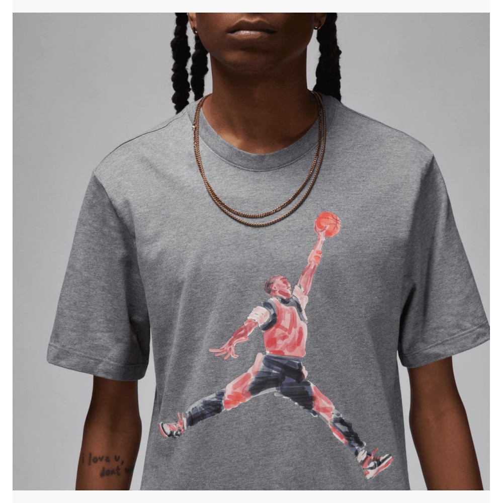 Футболка мужская Air Jordan M J Brand Grey 