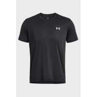 Чорна футболка Under Armour LAUNCH SHORTSLEEVE
