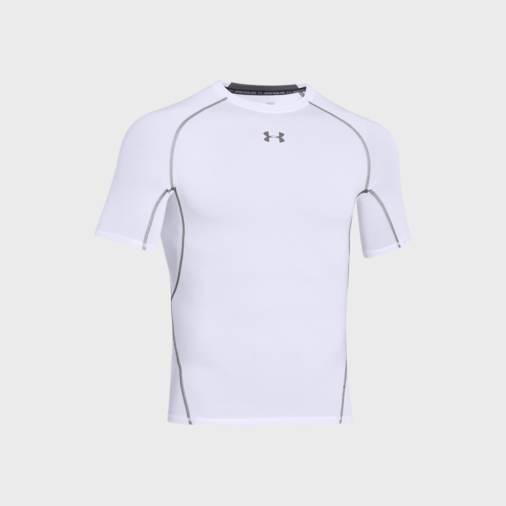 Мужская белая футболка Under Armour HG ARMOUR SS
