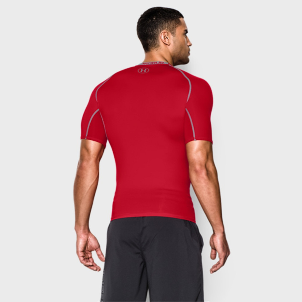 Мужская красная футболка Under Armour HG ARMOUR SS