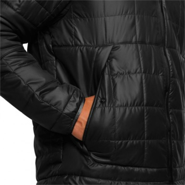 Мужская черная куртка Nike FLEECE