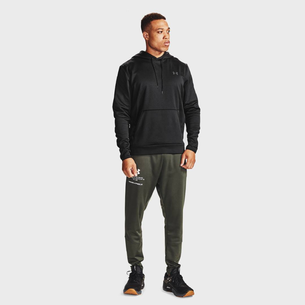 Чоловіче чорне худі UA Armour Fleece HD