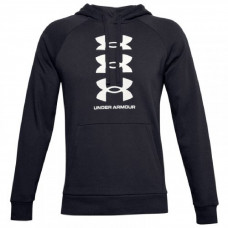 Чоловіче чорне худі Under Armour Rival Flc Multilogo HD