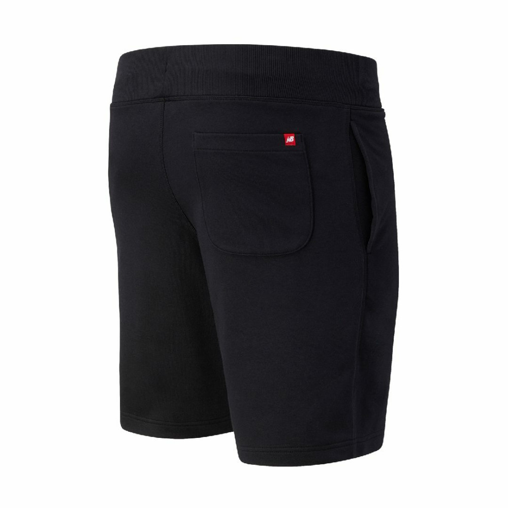 Чоловічі чорні шорти New Balance Essentials Stacked Logo