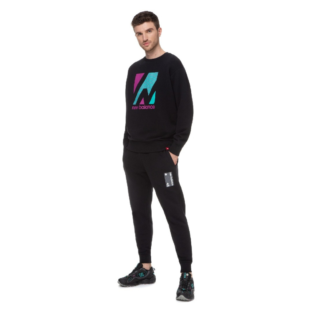 Чоловічі чорні спортивні штани ( костюм) New Balance Essentials Terrain