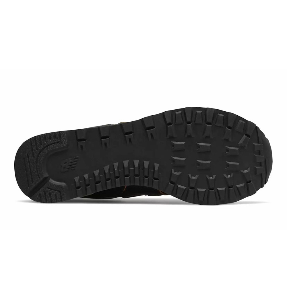 Мужские коричневые кроссовки New Balance 574 Leather