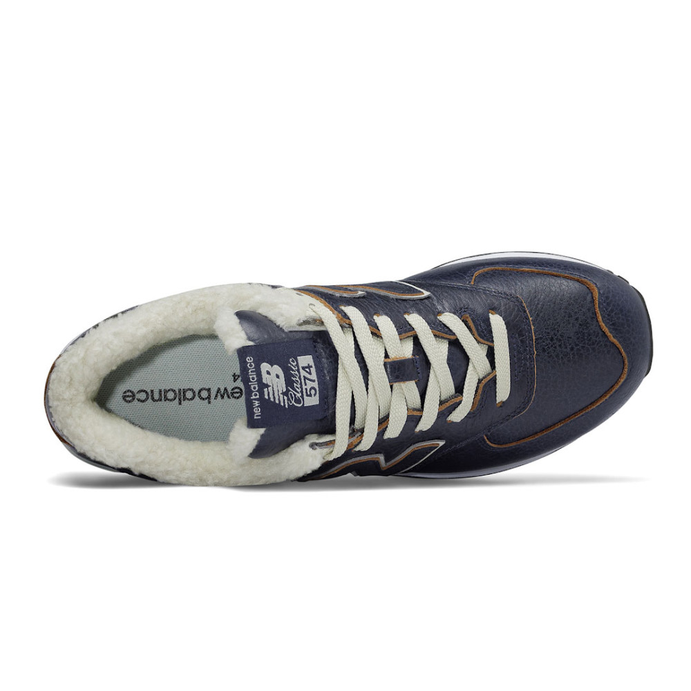 Чоловічі сині кросівки New Balance 574 FUR