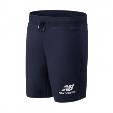 Чоловічі сині шорти New Balance Essentials Stacked Logo