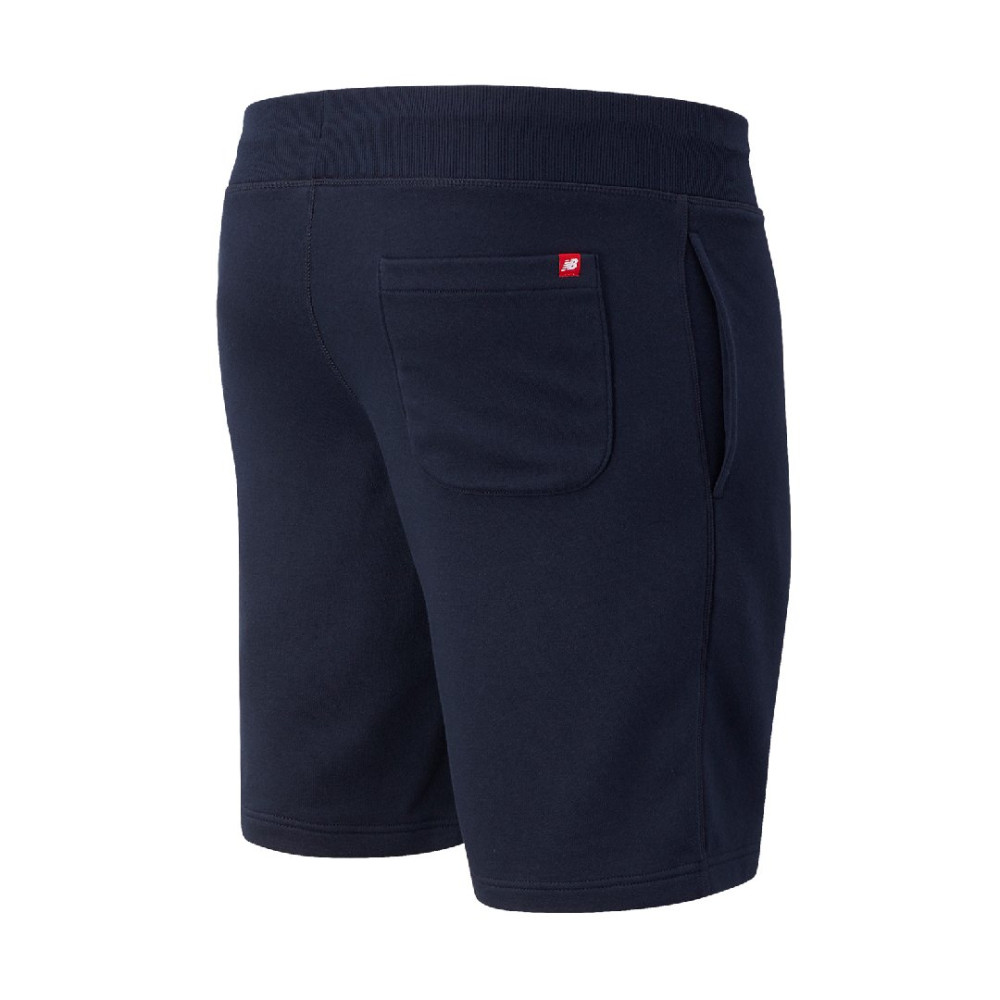Мужские синие шорты New Balance Essentials Stacked Logo