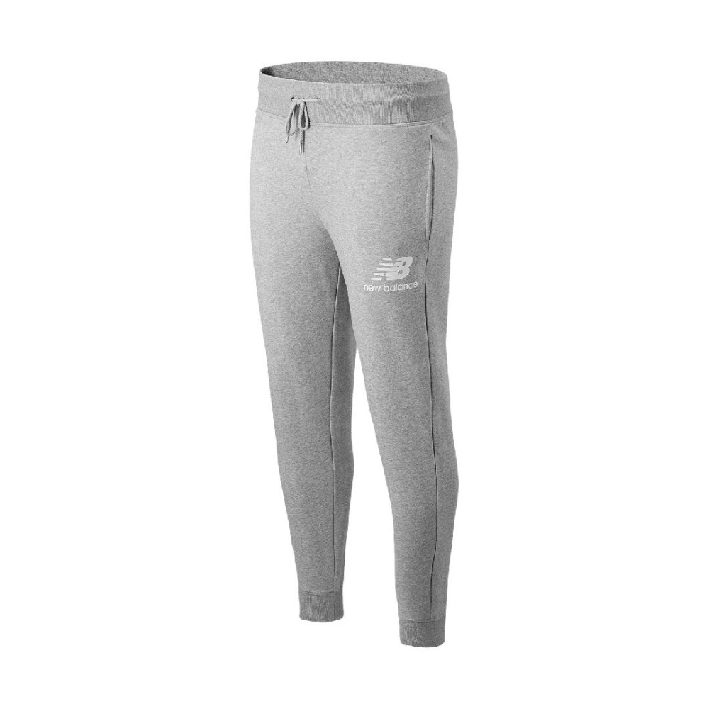 Чоловічі сірі спортивні штани New Balance Essentials Stacked Logo